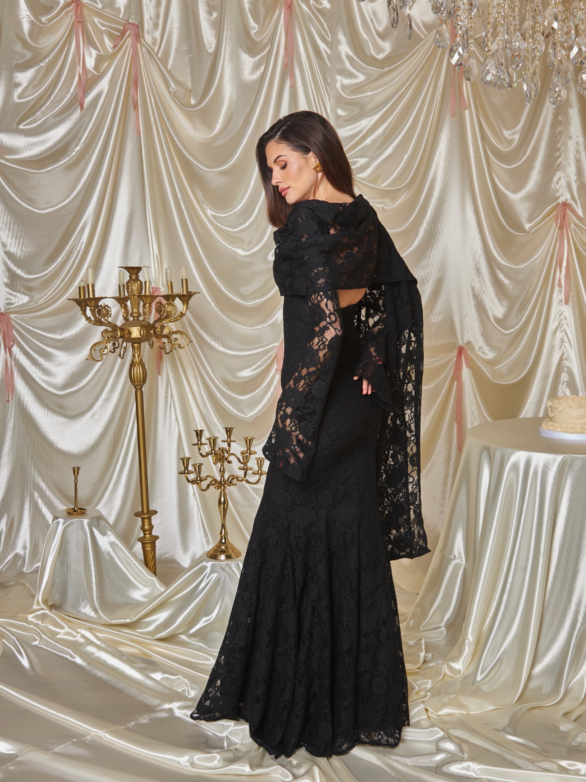 Wifey Lace Dress Black – marbl.ae