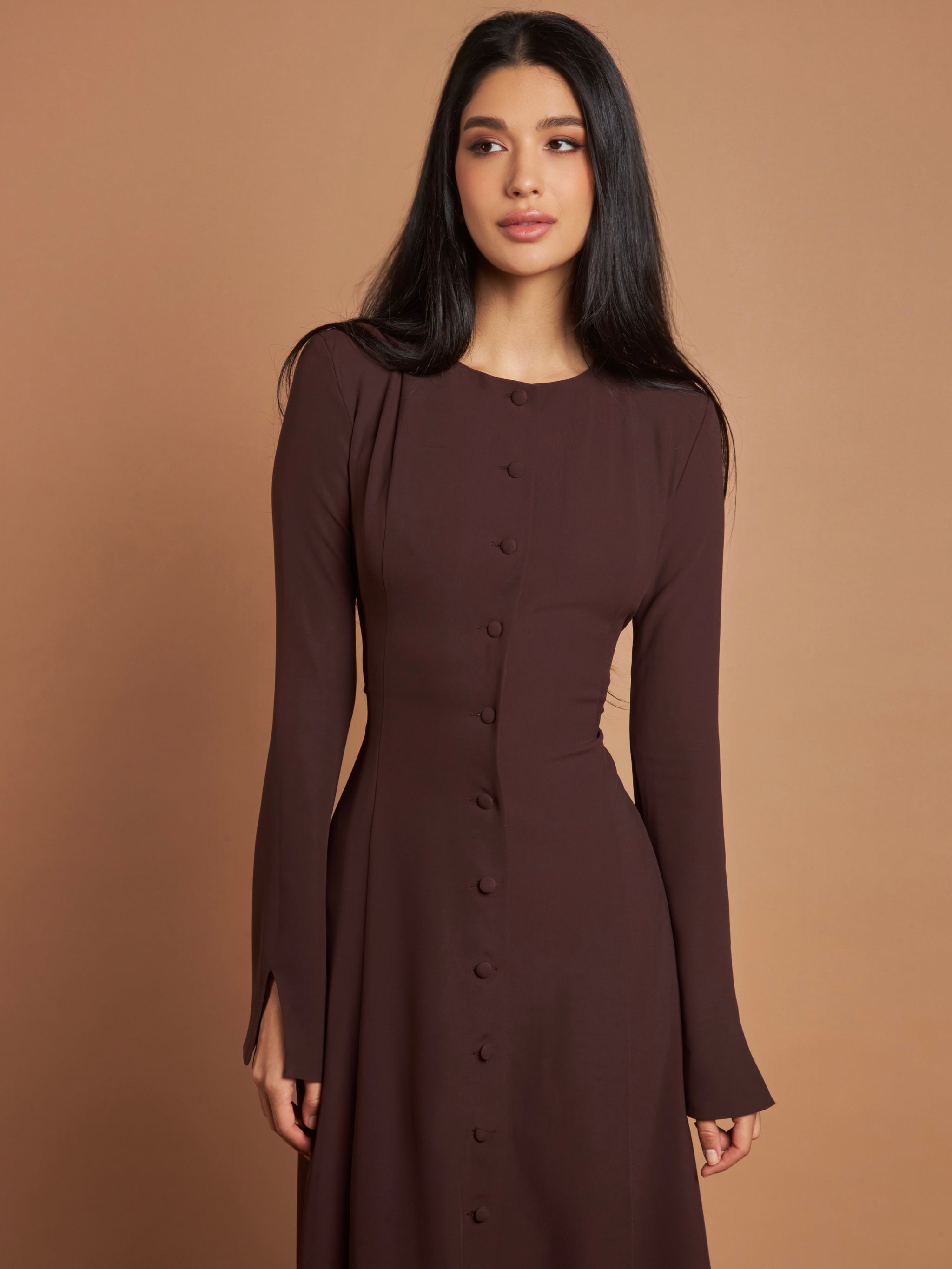 knee length dresses for ladies Pretty Woman Midi Dress – marbl.ae