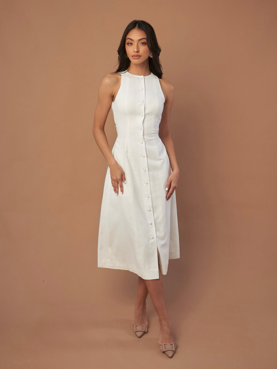 Farmwife Linen Dress