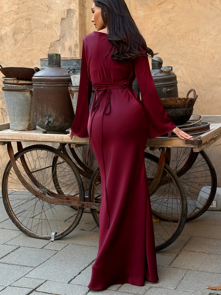 long sleeve game time maxi dress Long Sleeve Game Time Maxi Dress