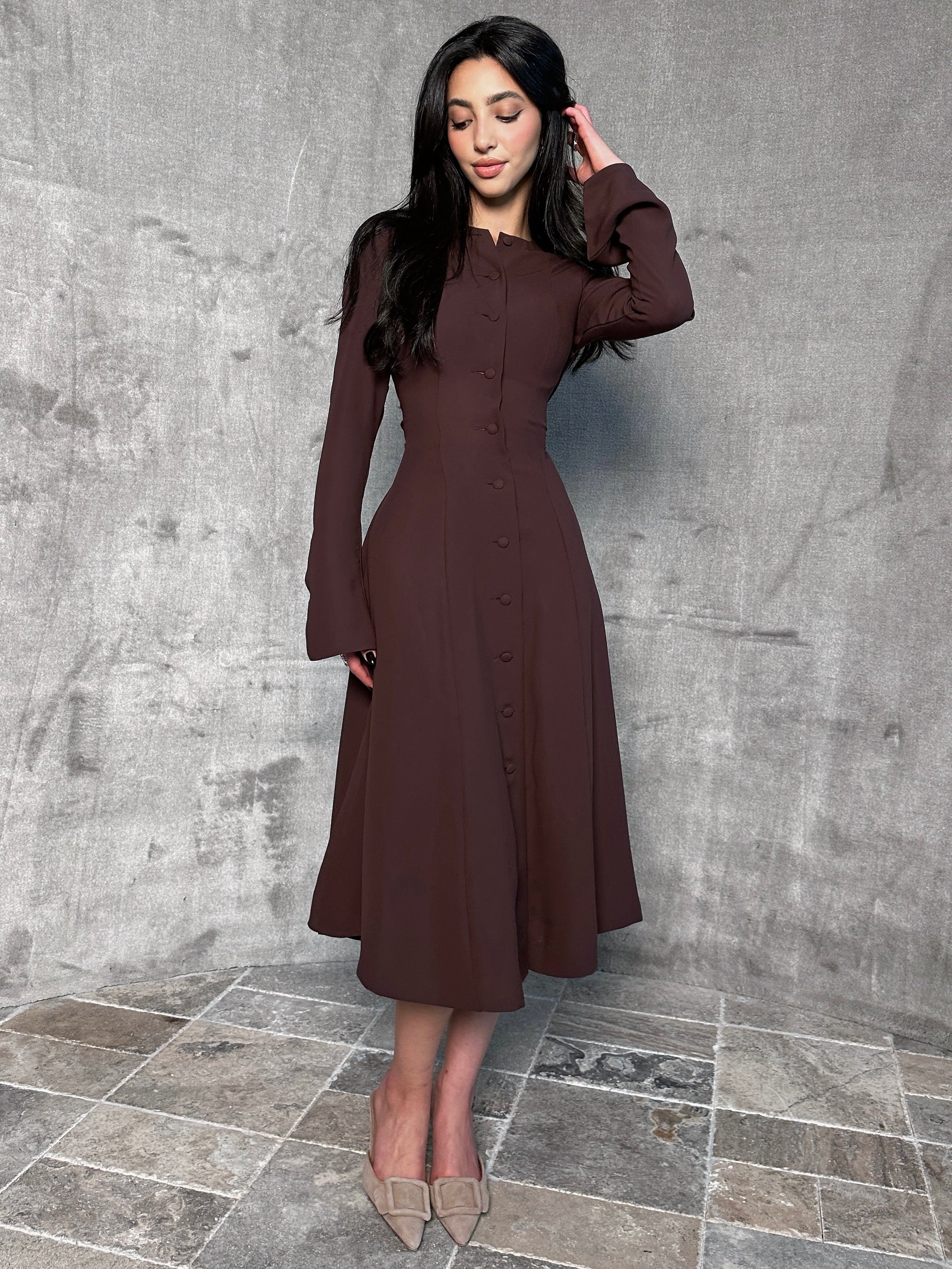 pretty woman midi dress Pretty Woman Midi Dress – marbl.ae