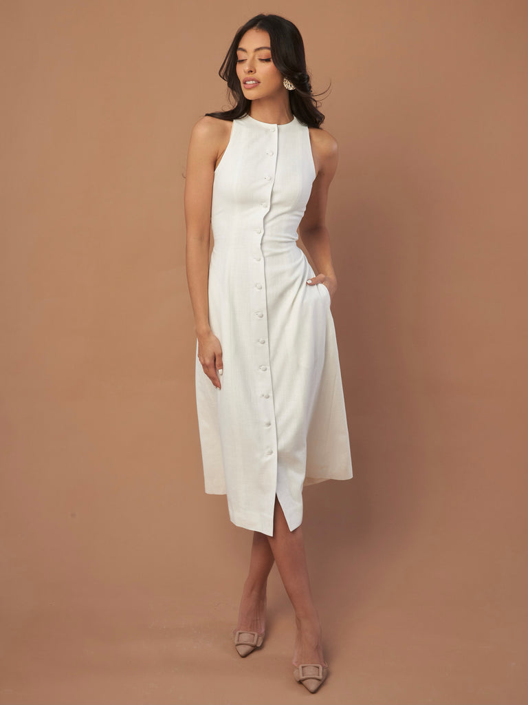 farmwife linen dress Farmwife Linen Dress marbl.ae