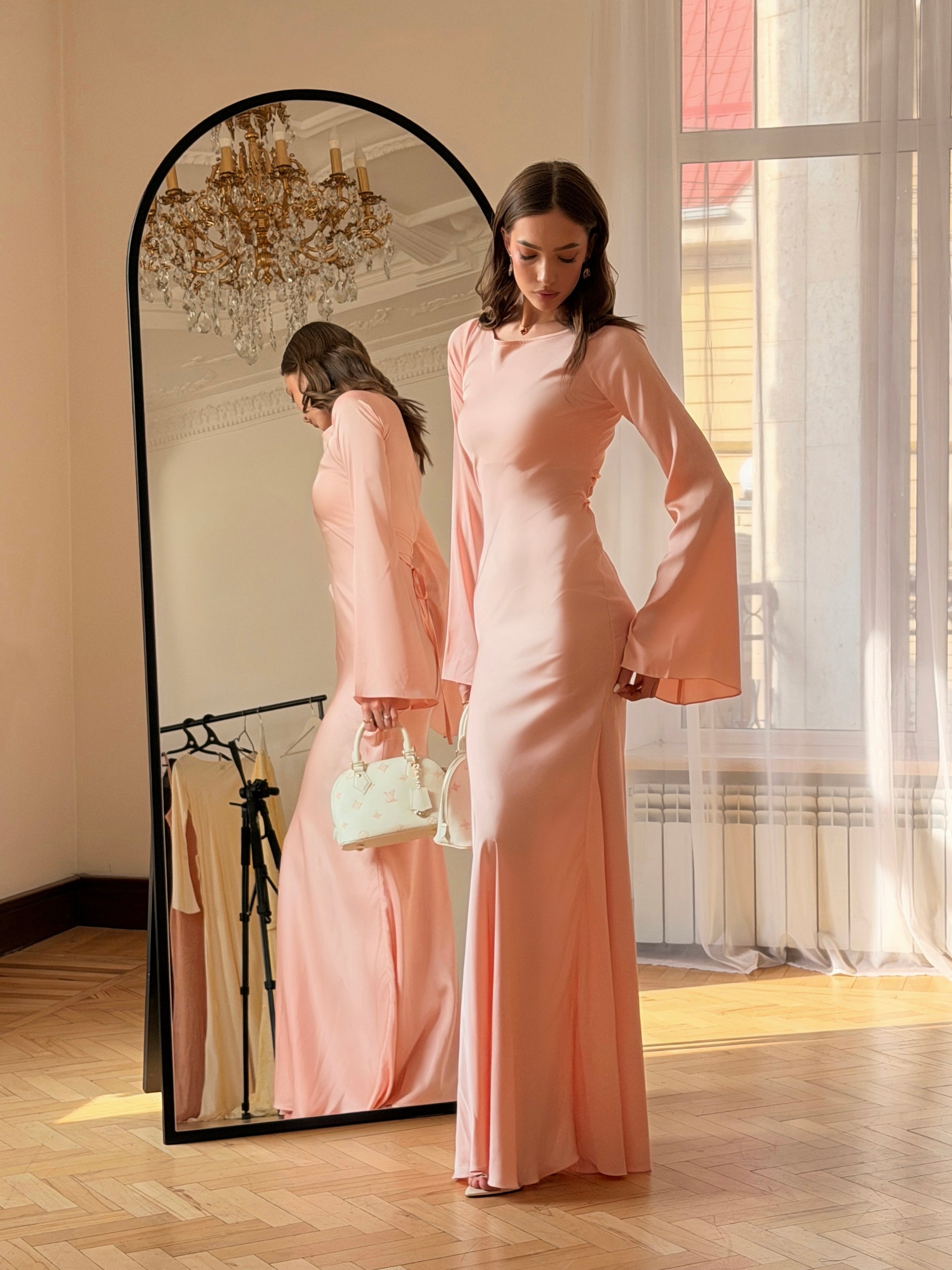Fairy Long Sleeve Dress Aqua marbl.ae Fairy Long Sleeve Dress Aqua marbl.ae