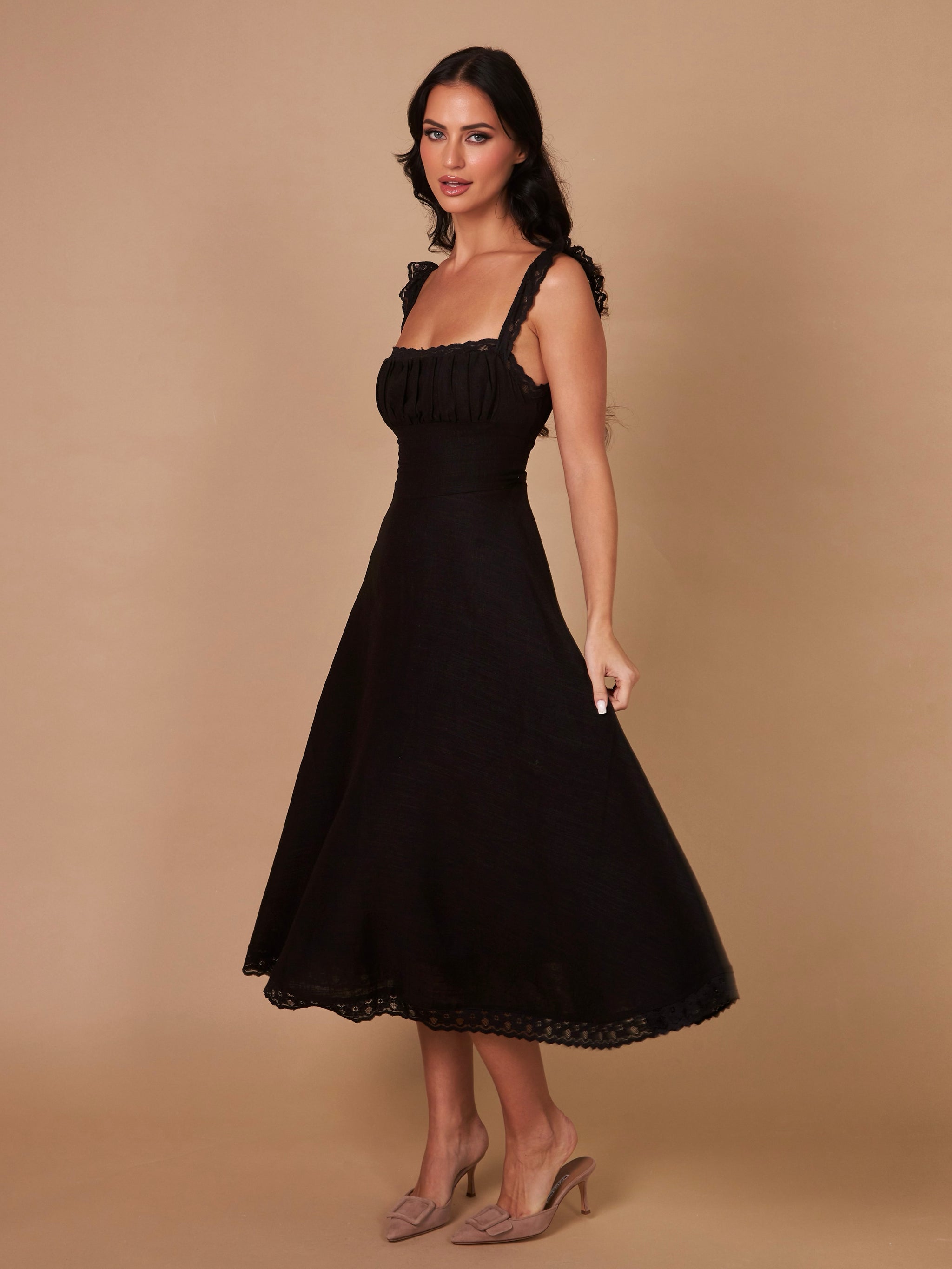 Lace Midi Sundress Sale – marbl.ae