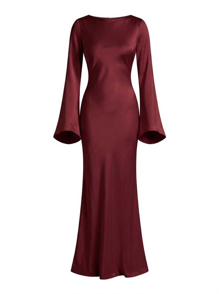 gamine long sleeve dress Gamine Long Sleeve Dress – marbl.ae