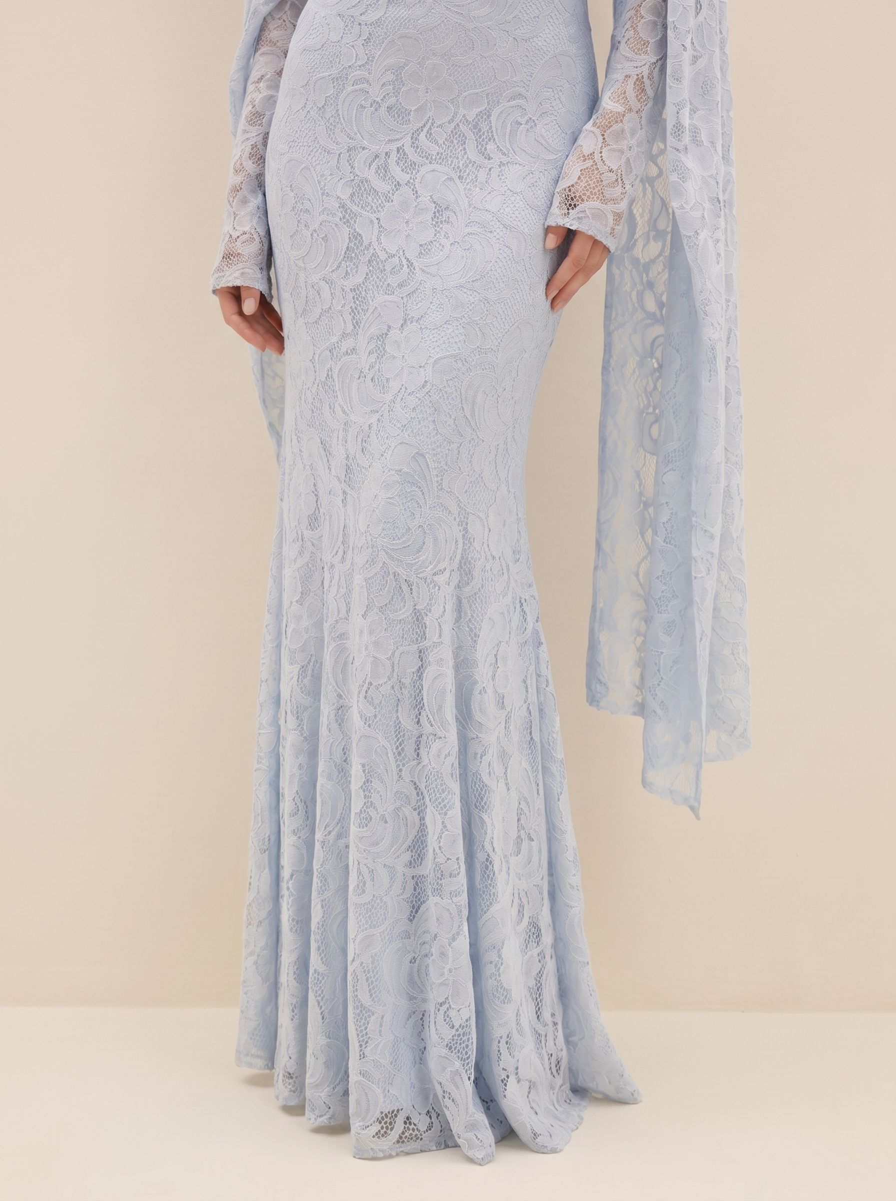 Wifey Lace Dress Powder Blue – marbl.ae