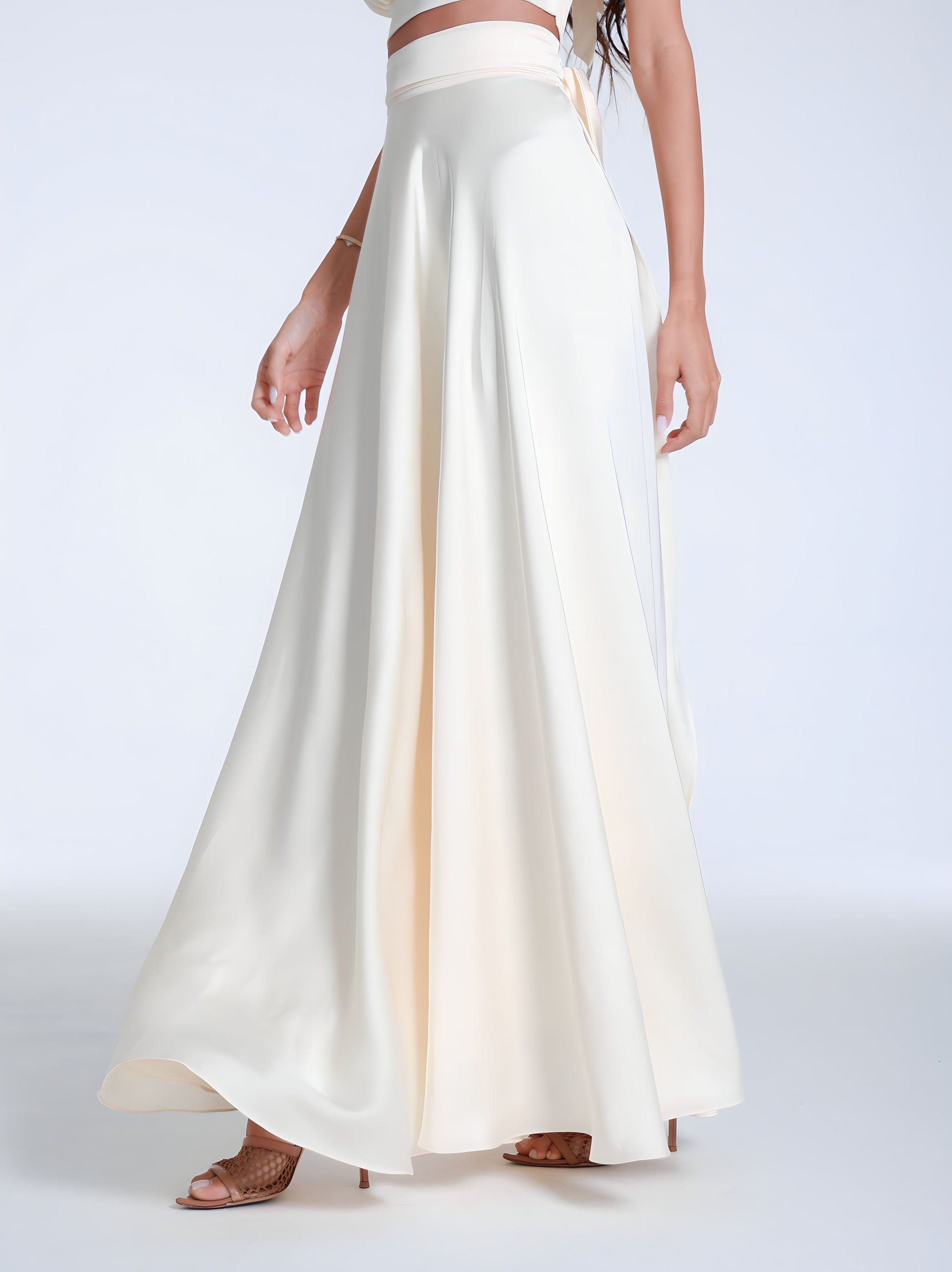 Silky Dream Skirt Super Maxi – marbl.ae