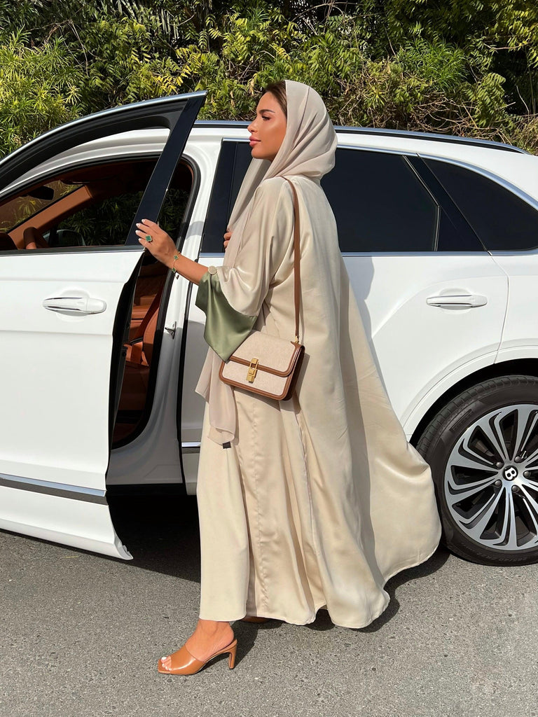 Silky Abaya Sand - marbl.ae