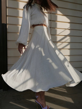 Dreamy Linen Maxi Skirt