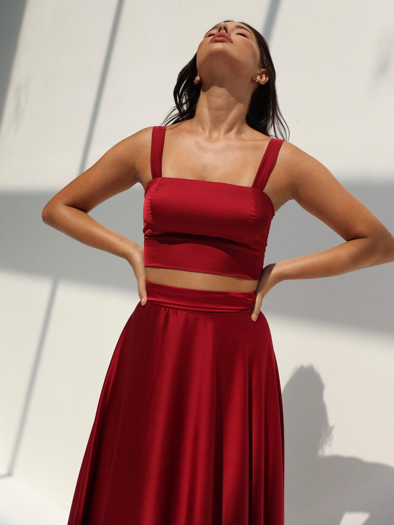 Silky Dream Skirt Super Maxi - marbl.ae