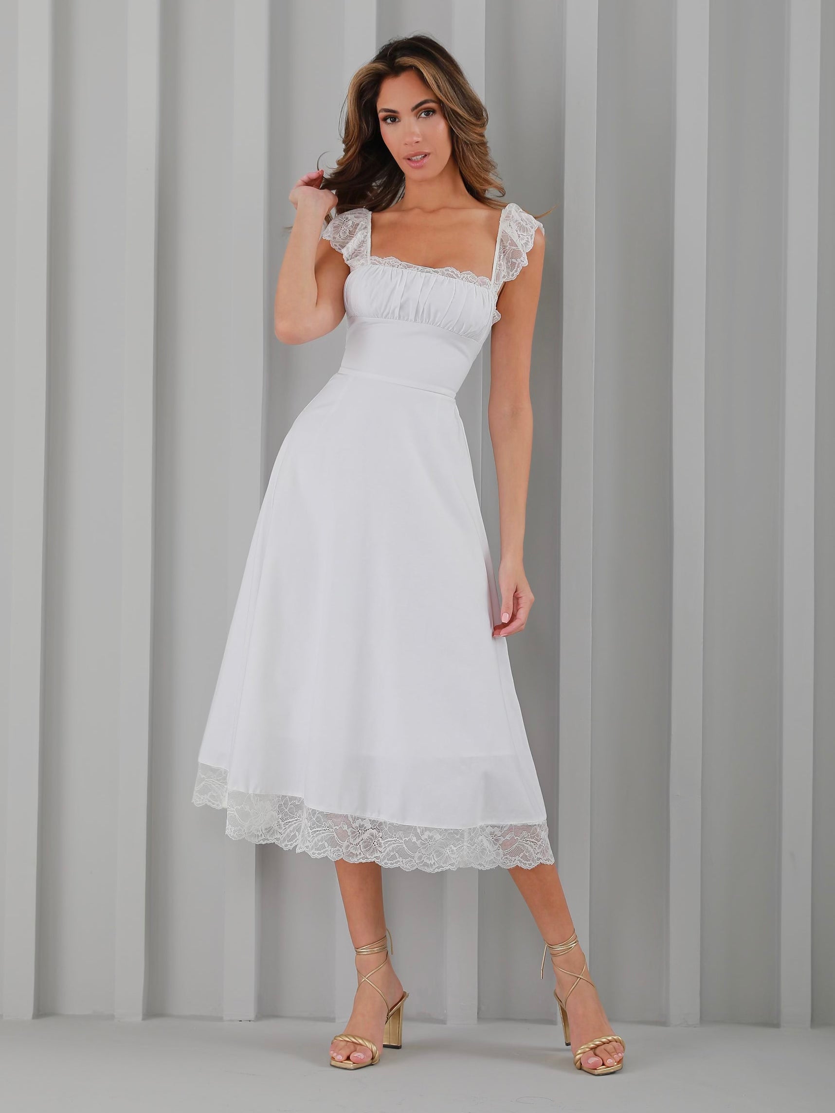 Lace Midi Sundress Sale marbl.ae Lace Midi Sundress Sale marbl.ae