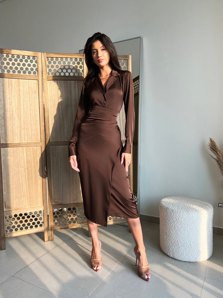 Pencil Wrap Skirt marbl.ae